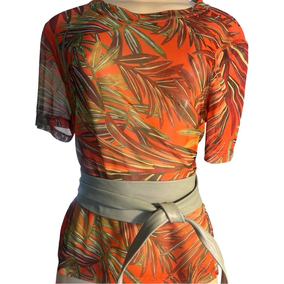 NWT $89 ADA Leather Chia Napa Combo Wrap Belt - Picture 12 of 12